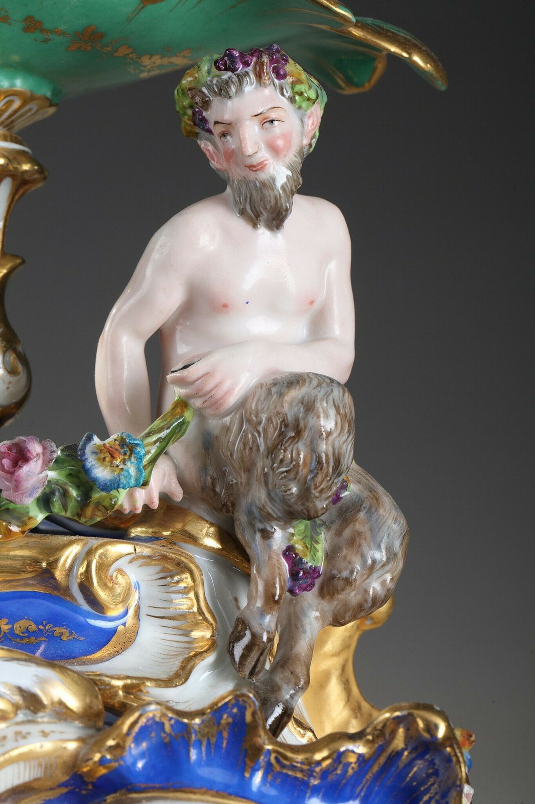 4518.0 Rocaille Clock In Porcelain In The Taste Of Jacob Petit (1796 1865), 19th Century photo