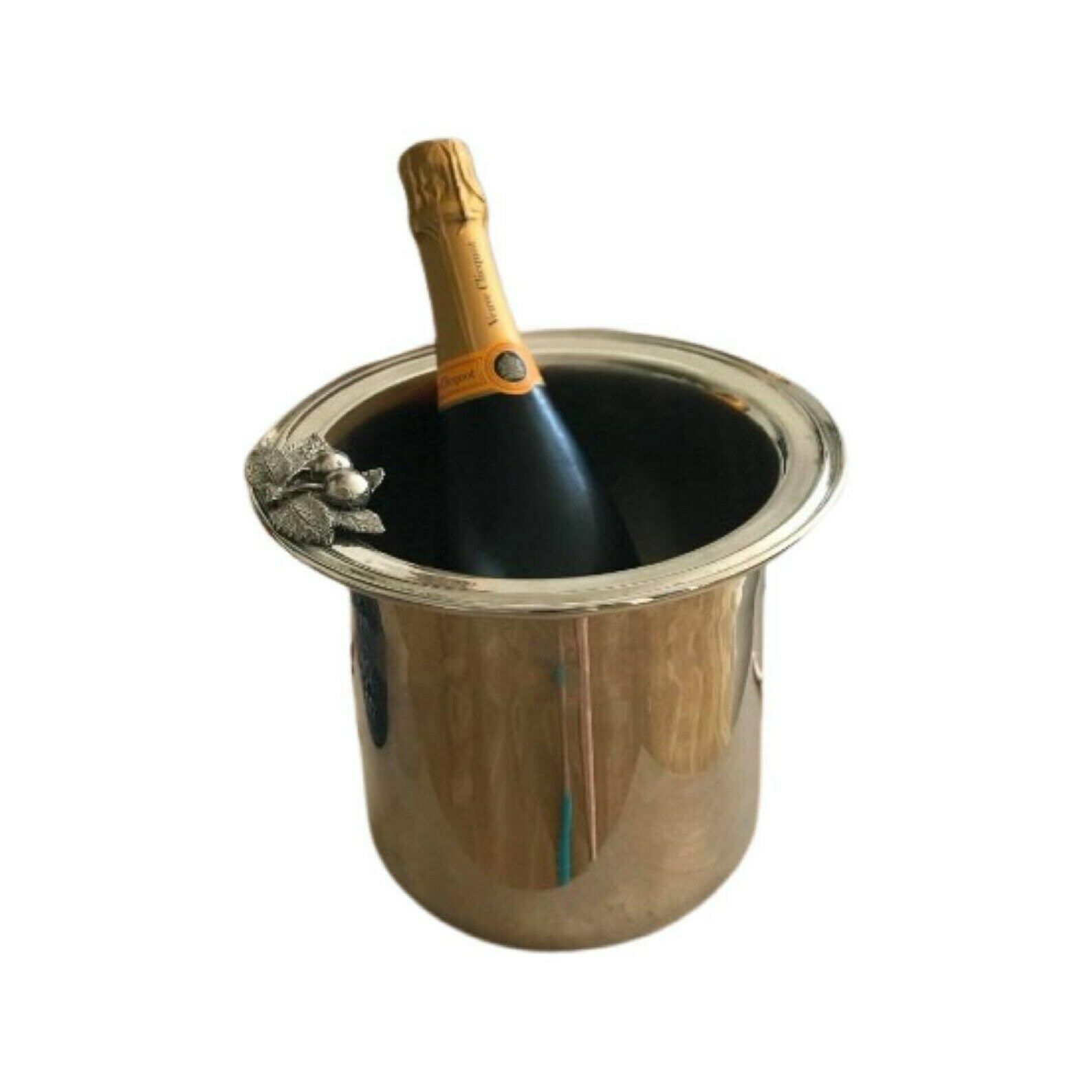 Champagnekühler – Flessenkoeler / Wijnkoeler / Ijsemmer – Bardecoratie – Bruiloftscadeau – Kersendecor