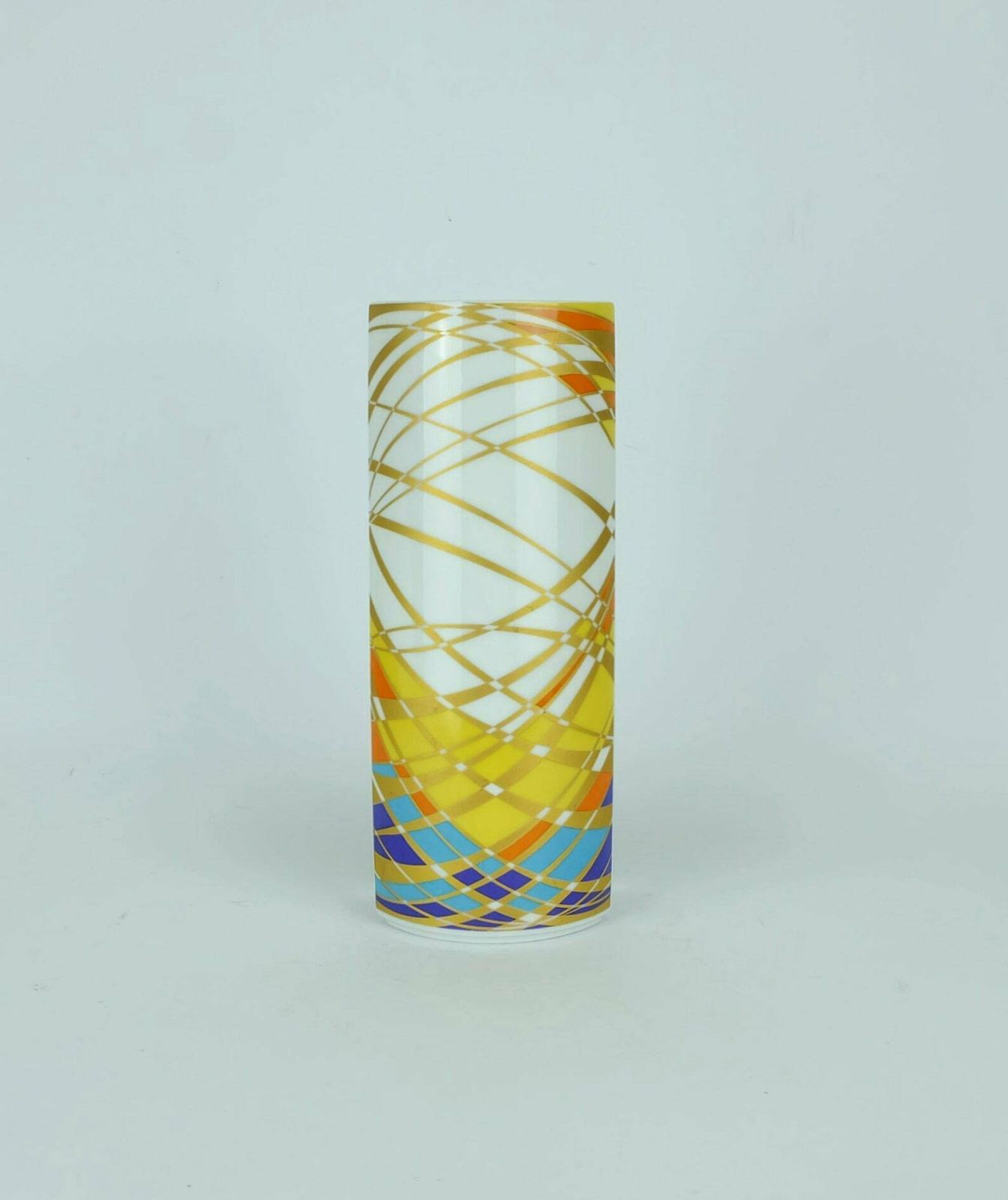 Fantastic 1960s 70s Krautheim Op Art Pop Art Vase Graphic Decor