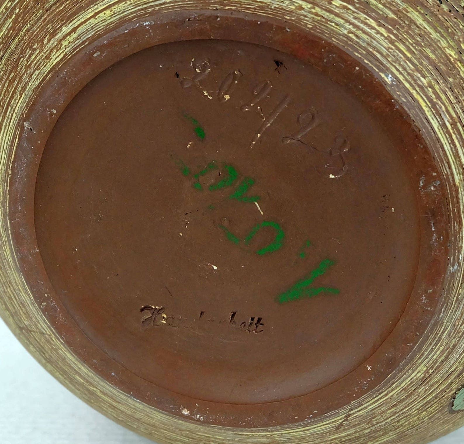 Big Mid Century Flowerpot Dümler & Breiden Carved Dekor With Motiv photo 54.00323999999999