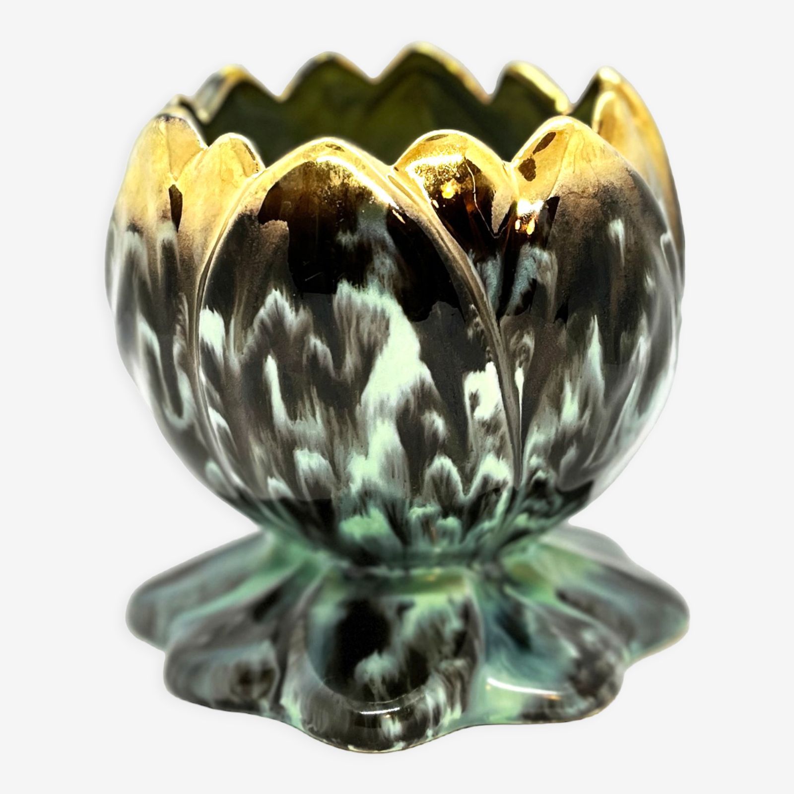 1970s Ceramic Pot, Planter Staffel Limburg, Germany