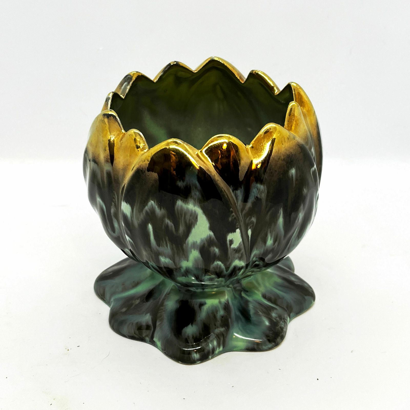 1970s Ceramic Pot, Planter Staffel Limburg, Germany photo vintage
