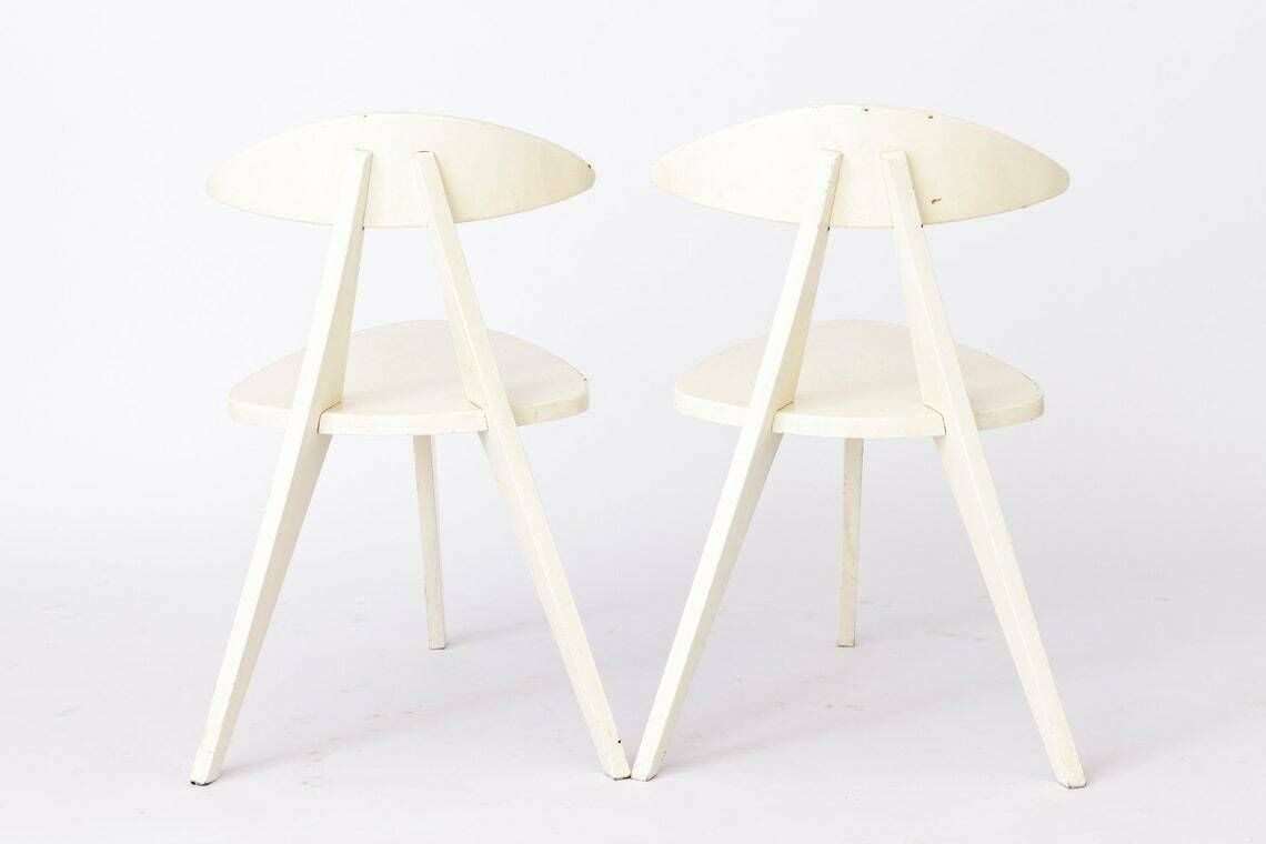 Pair Of Walter Pope Chairs, Model 350 From 1950s Vintage Germany photo furniture