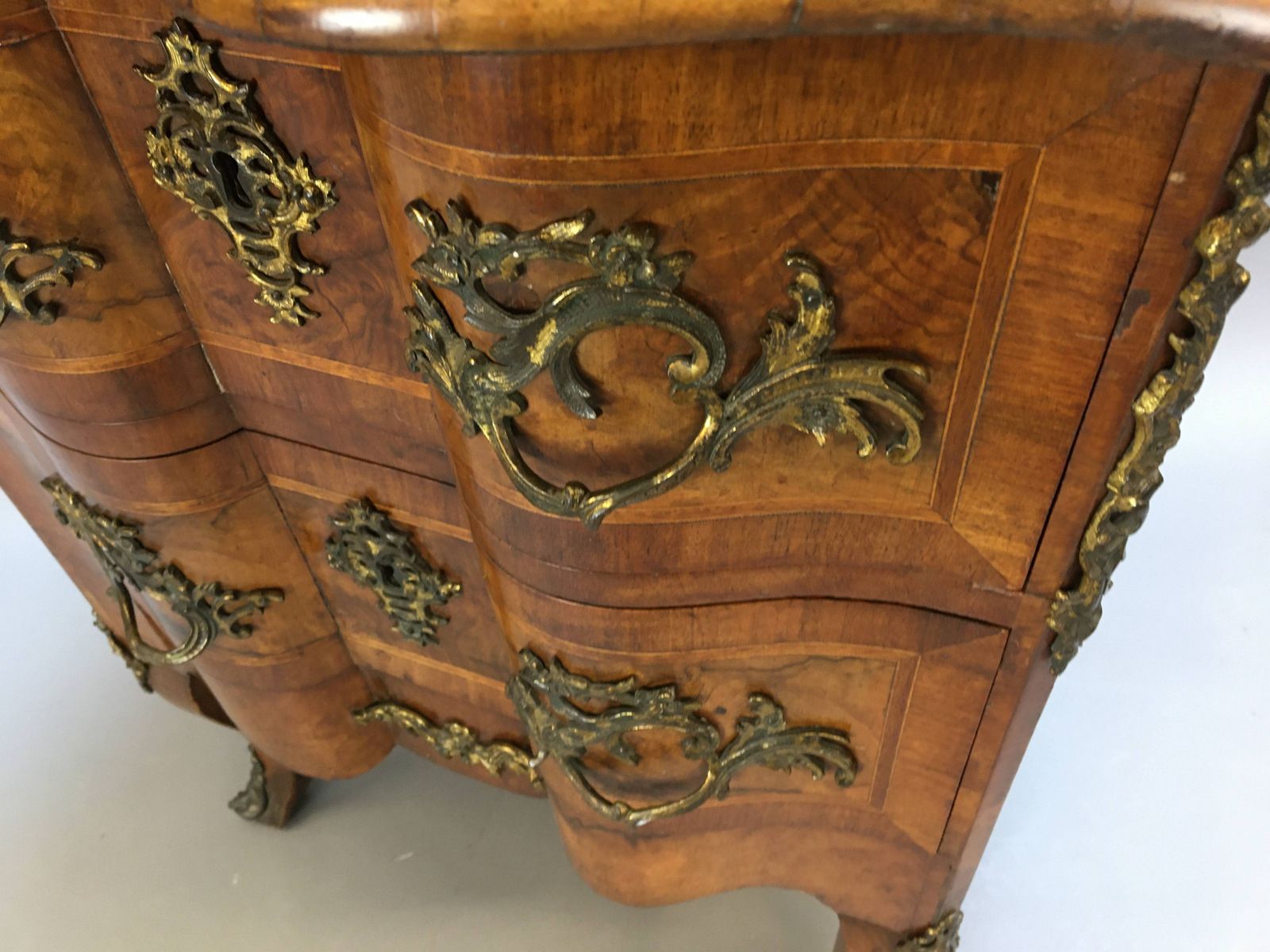 C19th Small Walnut Commode Chest Of Drawers photo vinterior