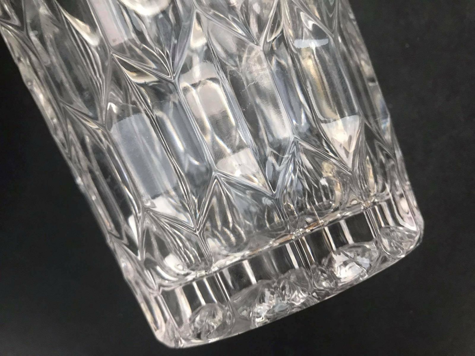 Crystal Cut Ice Bucket 50s Carved Silver Plated Mid Century Heavy Silver Plated French Bar Accessory Bar Cart Decor Gift For Him Bartender photo vintage