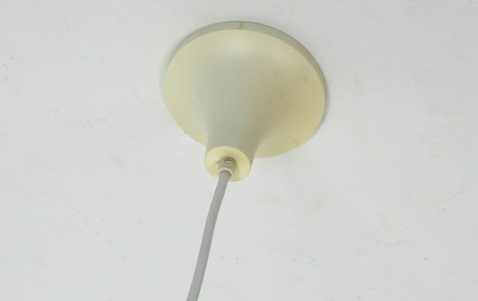 photo for sale 1 Of 2 Huge Cylindrical Staff Lamps Pendant Light Bubble Glass Etched Glass Design Rolf Krueger 1967