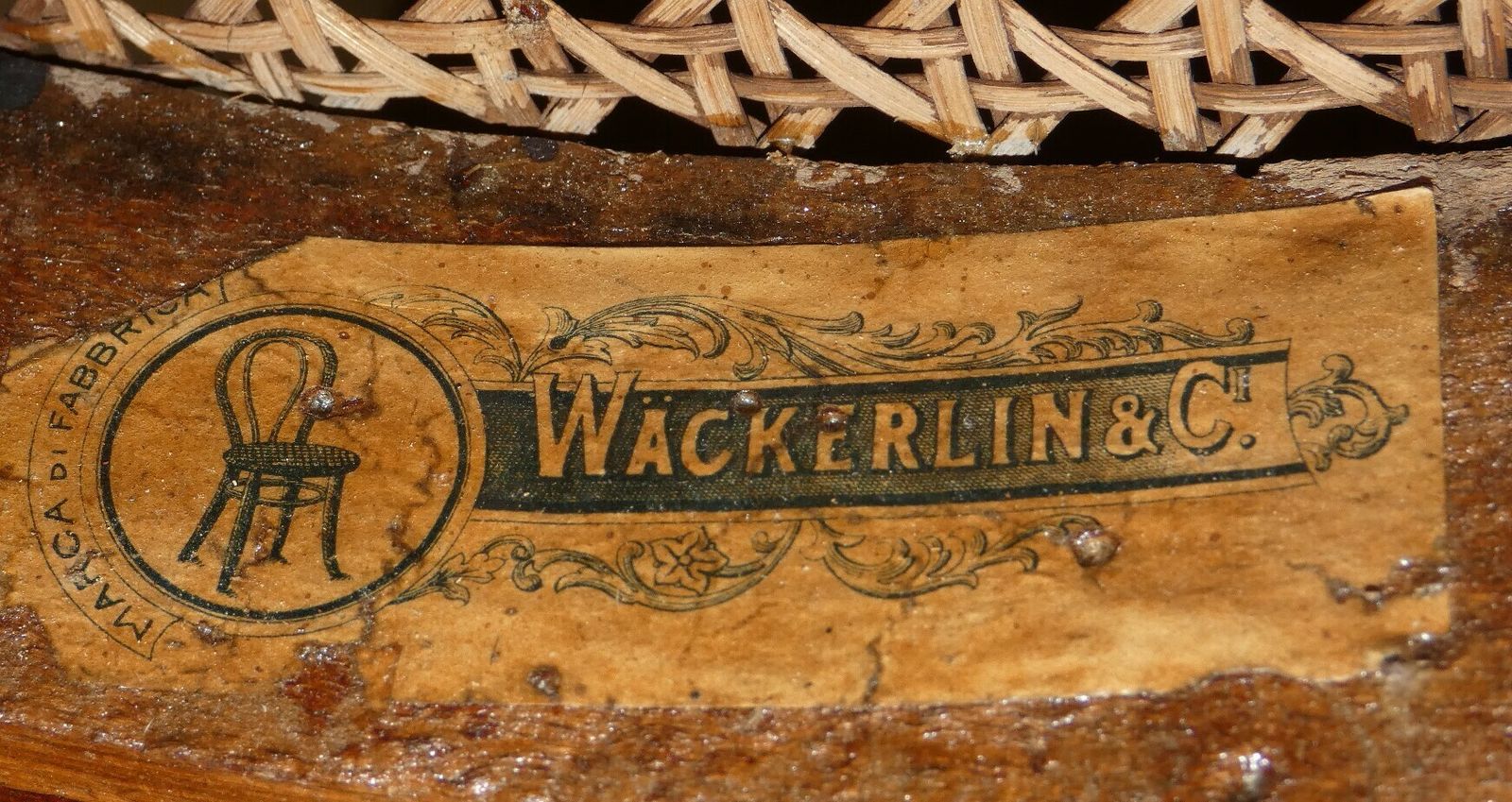 photo furniture Italian Desk Chair By Wäckerlin, 1800s