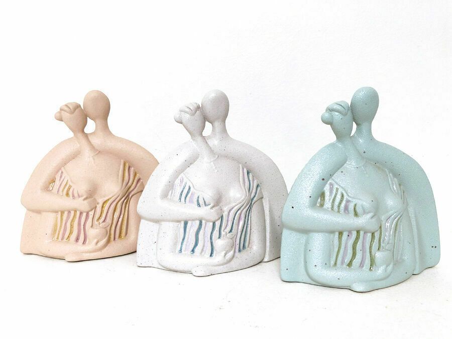 Little Pink Couple , Ceramiche Chiminazzo, 1970 photo for sale