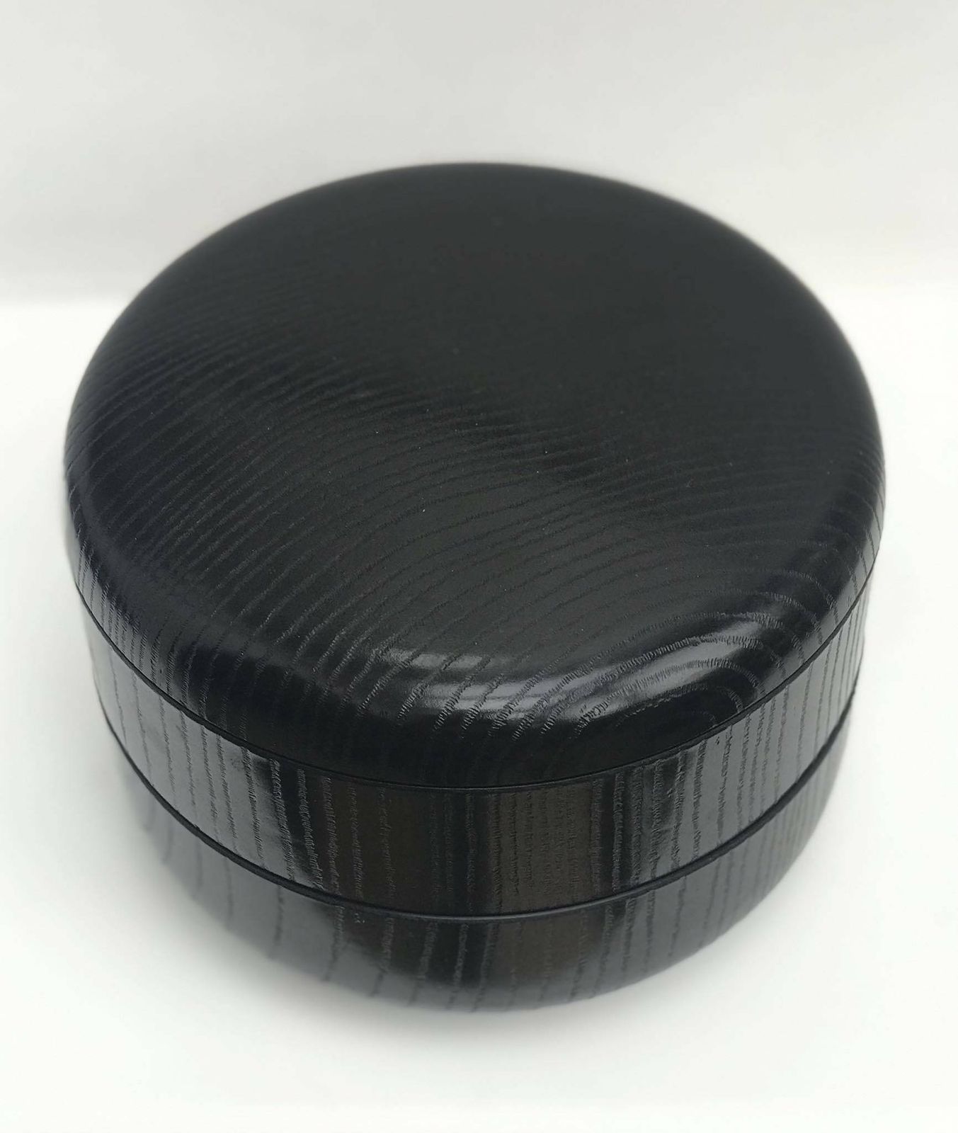 Japanese Lacquered Lunch Box 2 Tiers With Lid Black Modern Minimalist Decor Gift Japanese Black Red Box Storage Kitchen Decor photo for sale