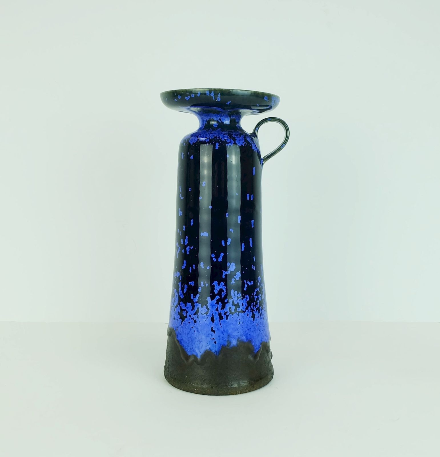 East German Mid Century Ceramic Vase Art Pottery Unterstab Langenhessen 70s Studio Ceramics photo Home Decor