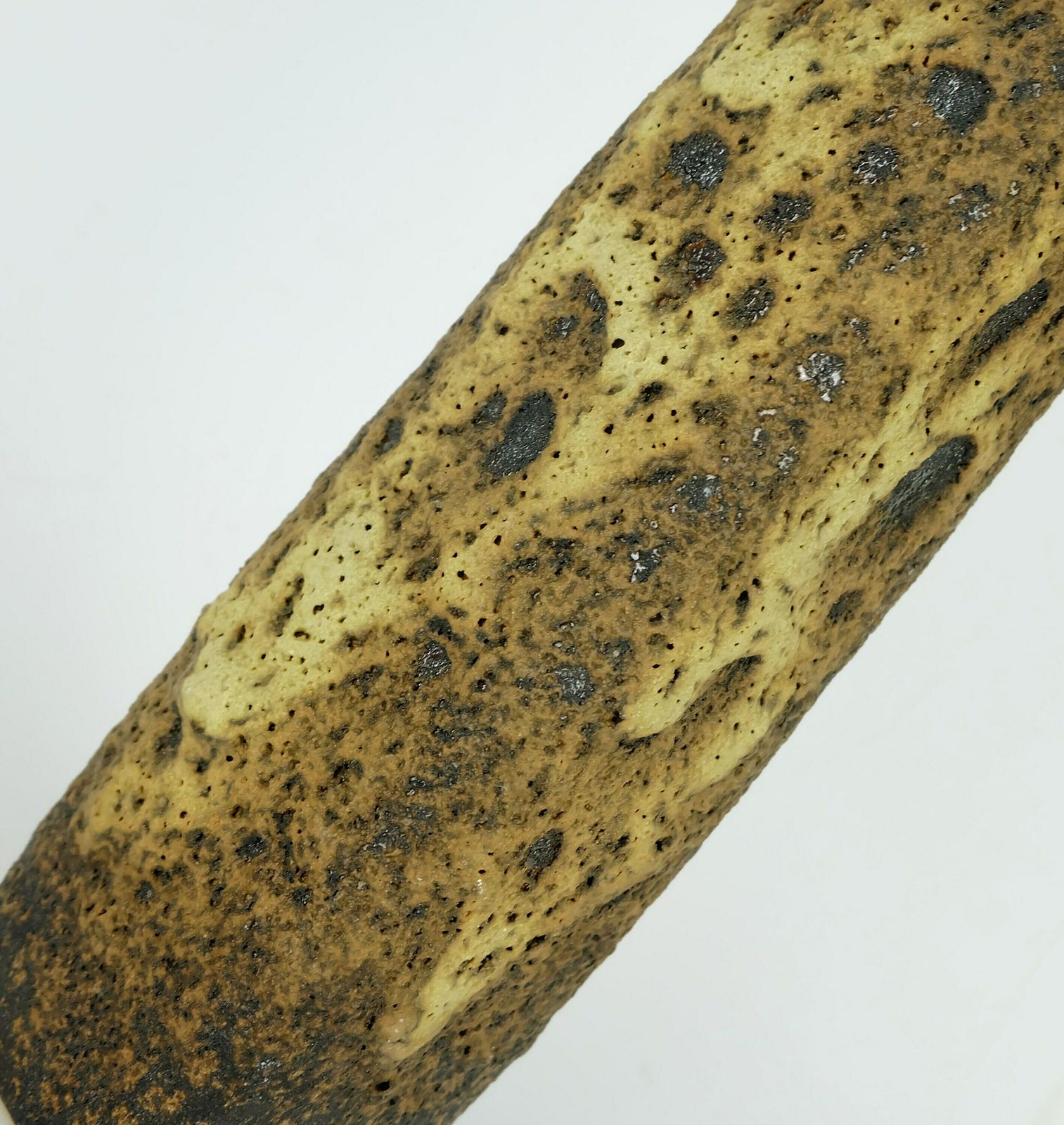 Fat Lava Vase Marius Van Woerden Vest Pottery Netherlands Brown And Beige Fat Lava Glaze photo furniture