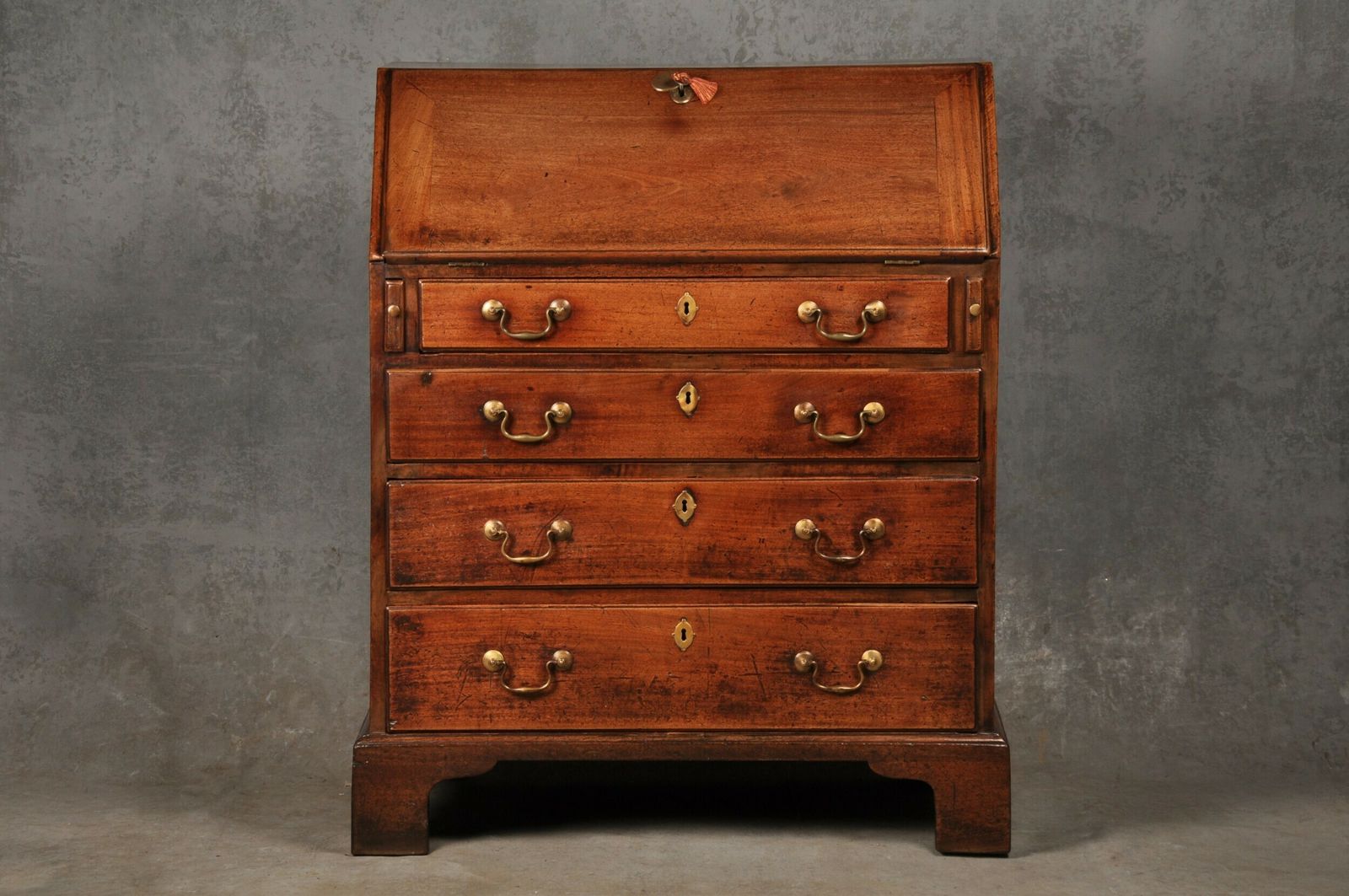18th Century Mahogany Bureau Of Small Proportions photo furniture