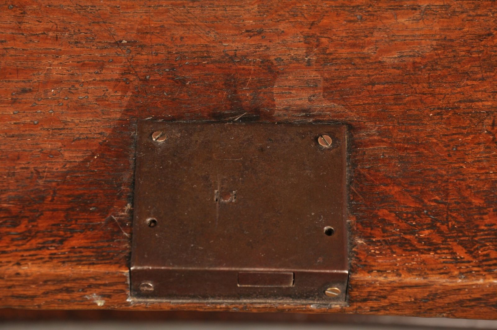 Rare 17th Century Oak Bureau, 18th Century And Earlier photo vintage