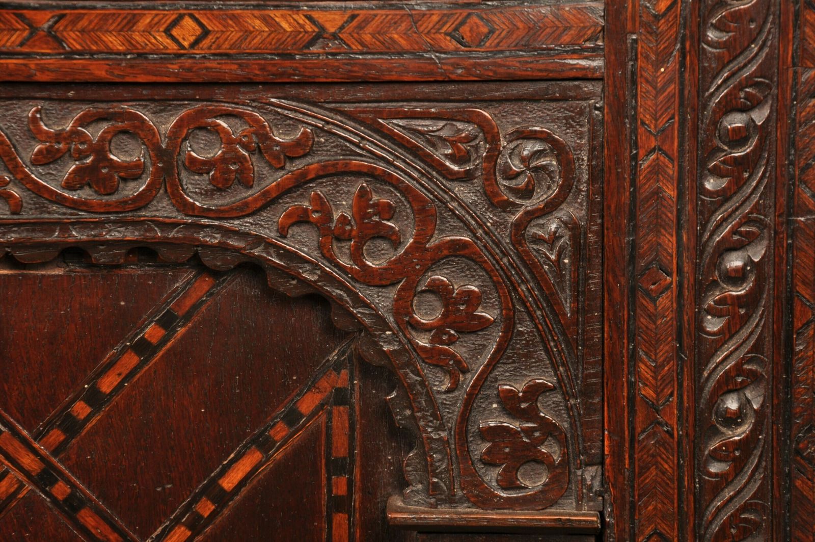 Early 17th Century Oak Coffer, 18th Century And Earlier photo buy