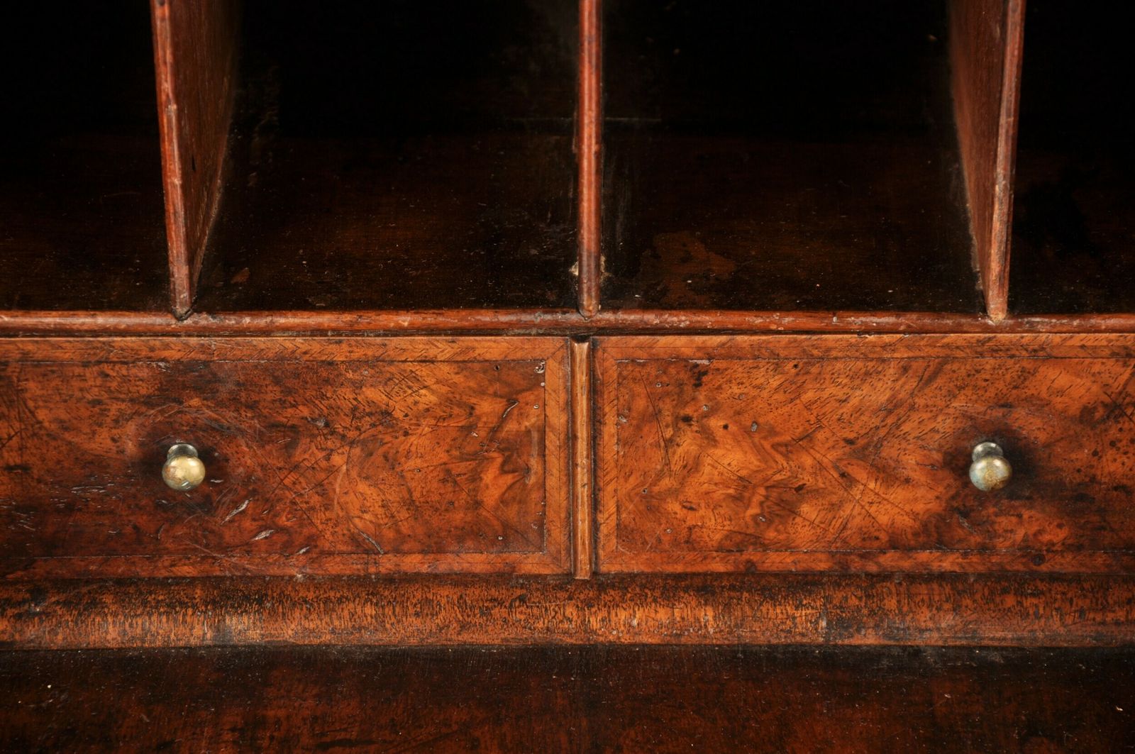 Small Early 18th Century Burr Walnut Bureau photo buy