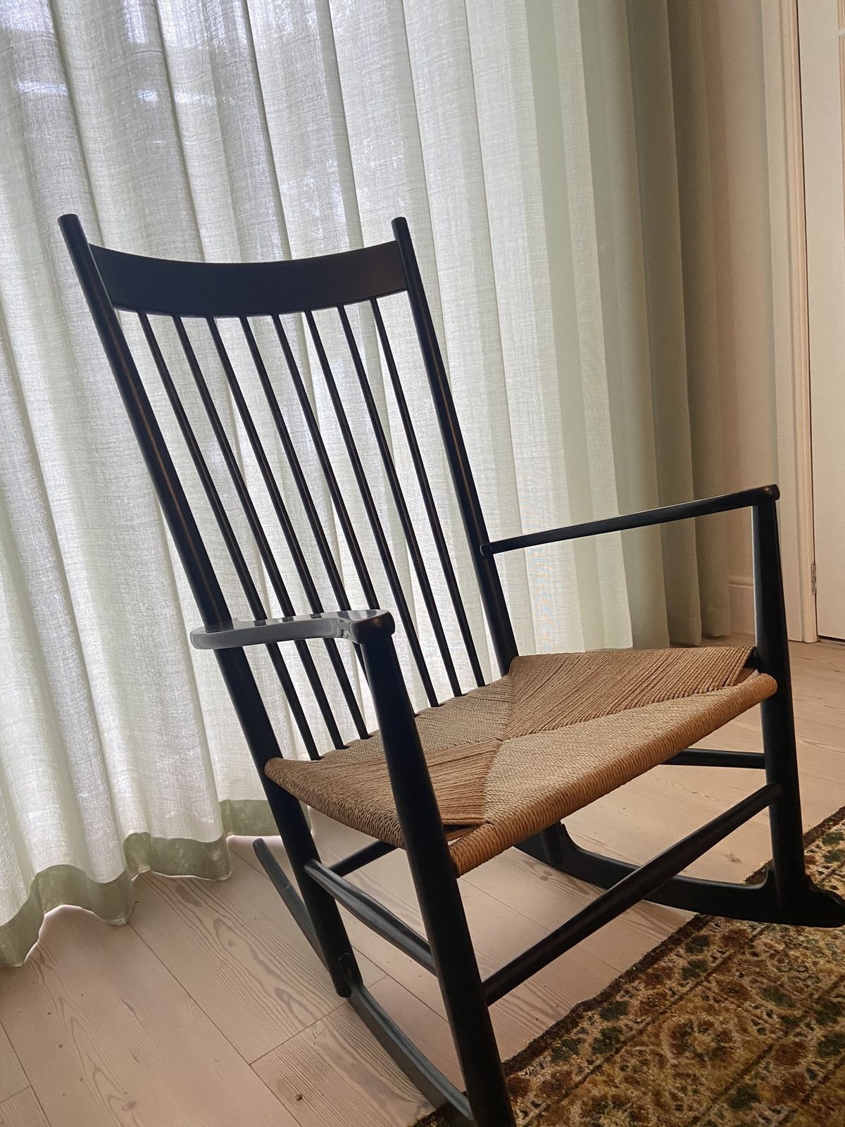 Rocking Chair Model No. J.16 By Hans Wegner For Fdb Møbler, Denmark 1950’s photo for sale