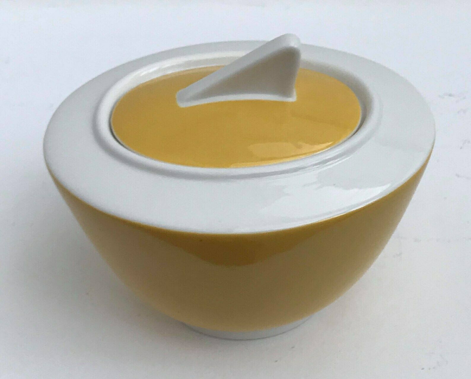 Sugar Bowl With Lid Wonderful World Yellow By Villeroy And Boch Vintage Discontinuated photo buy