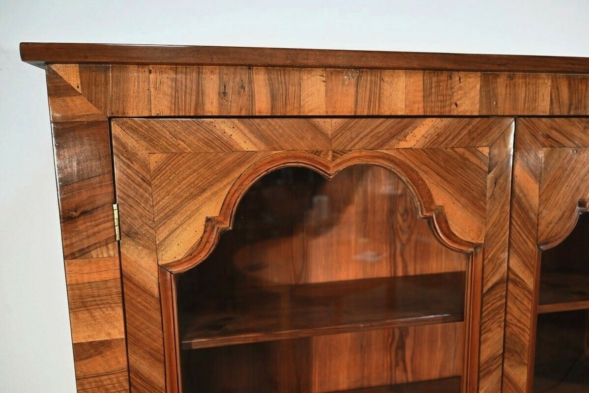 Narrow Library In Walnut And Thuya Louis XV Style Late 19th Century photo 4779.2