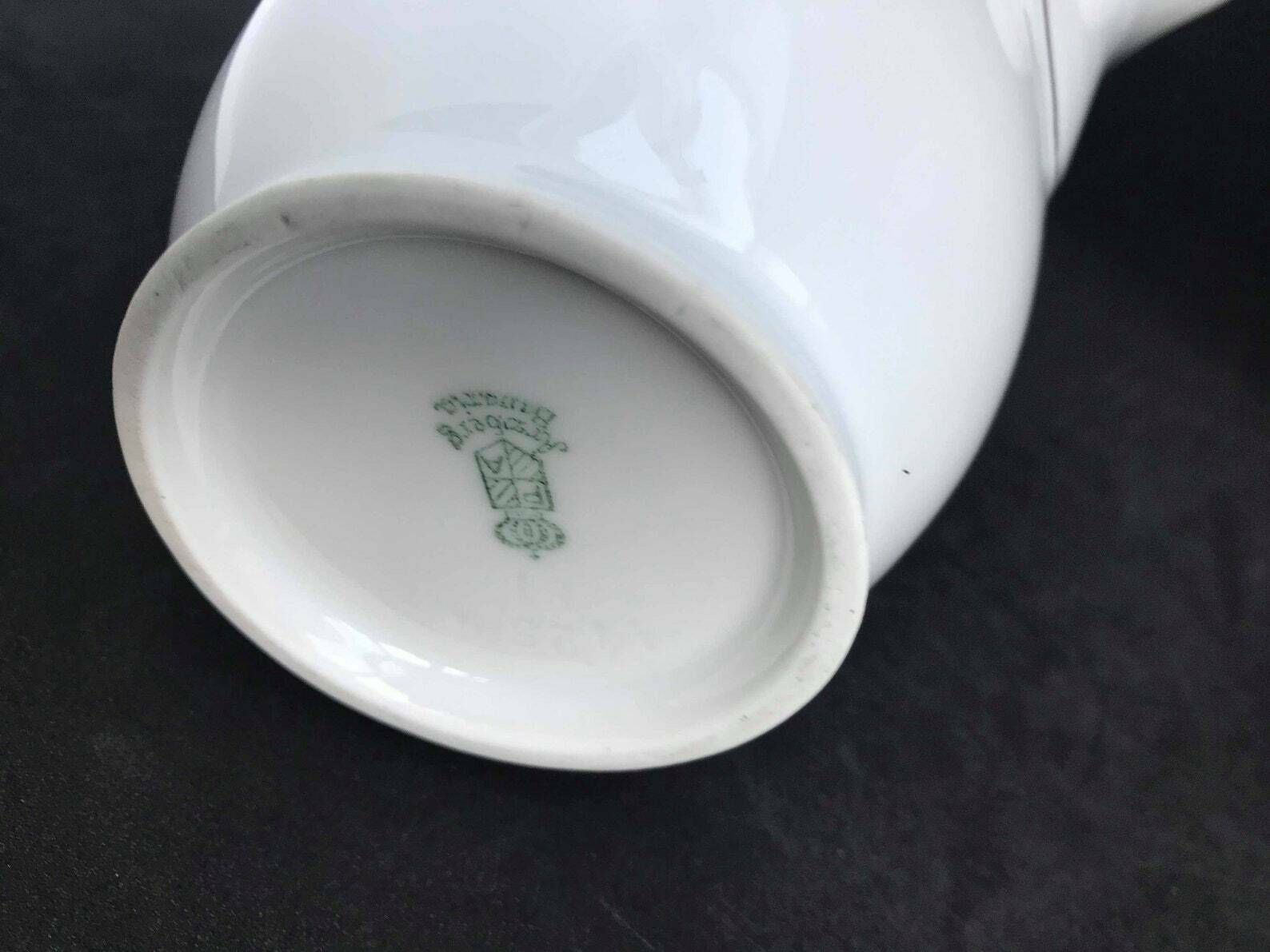 photo furniture Creamer Arzberg Mid Century Porcelain Pop Art White Blue Silver Milk Jar Bavaria Germany Milk Pot Wedding Gift Cream Pot