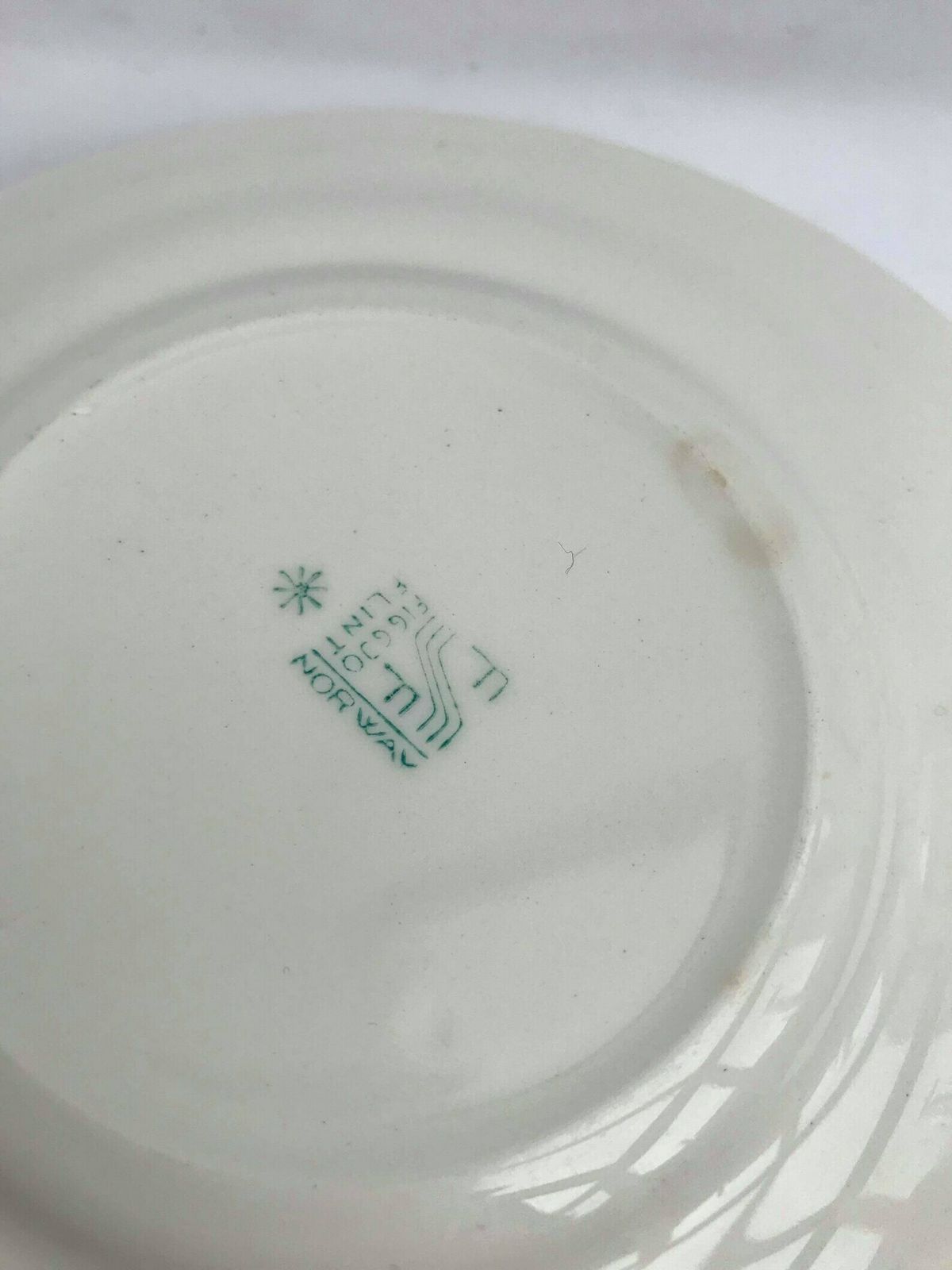 Figgjo Flint Saucers Sissel 17,5 Cm Mint Green Vintage 1950s Designed By Ragnar Grimsrud Scandinavian Design Norway Mid Century Replacement photo vintage