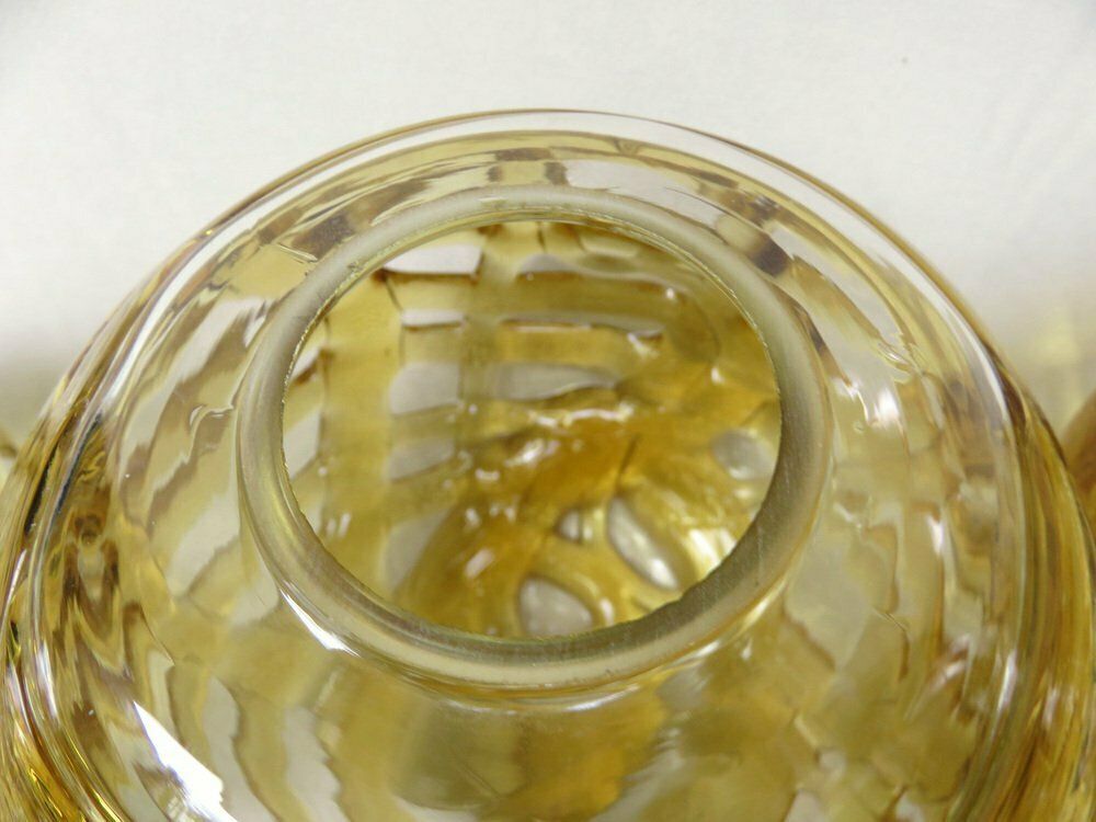 photo buy Amber And Clear Glass And Brass Cascade Ceiling Lamp From Doria Leuchten, 1970s