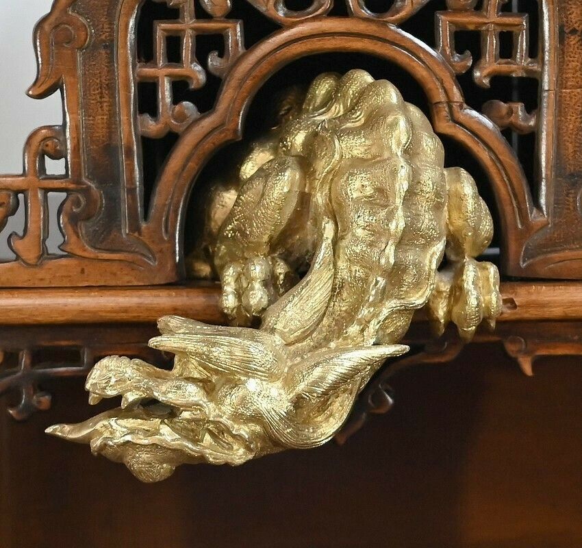 Small Asian Cabinet Attributed To Viardot  2nd Part Of The 19th Century photo buy