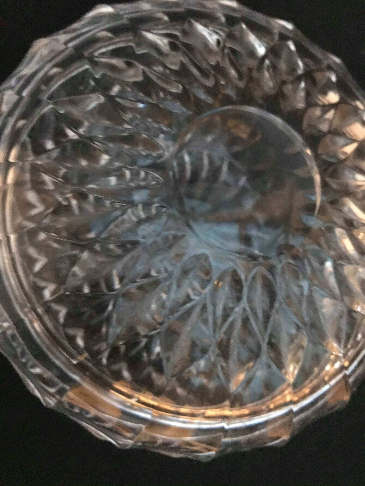 Bonbonnière Met Deksel Val Saint Lambert – Geslepen Kristal, Zwaar – Mid Century – Art Glass photo buy