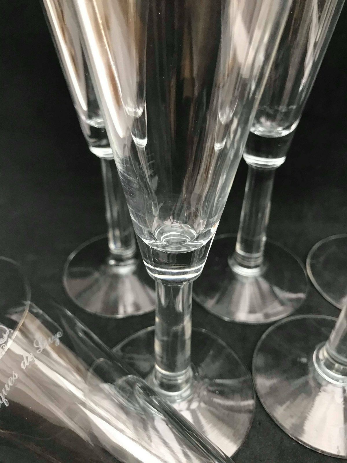 Vintage Champagne Coupes Flutes Toasting Glasses, 70s French Glassware, Celebration Glassware Wedding Glasses Luminarc Regency photo buy