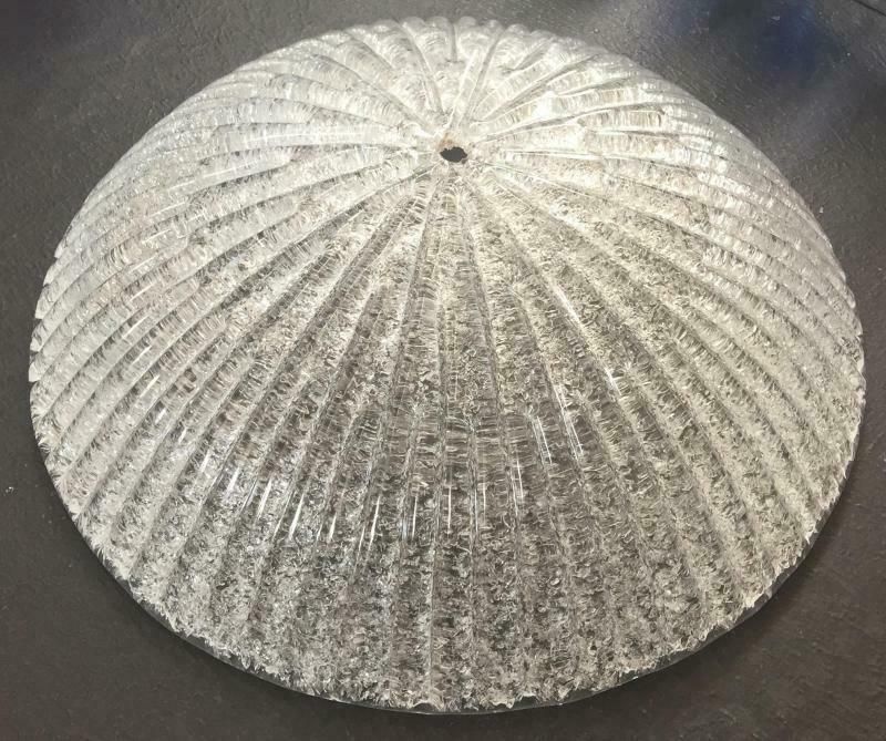 Impressive Murano Glass Sputnik Chandelier Flush Mount Like Mazzega Zuccheri Venini Barovier Style photo Lighting