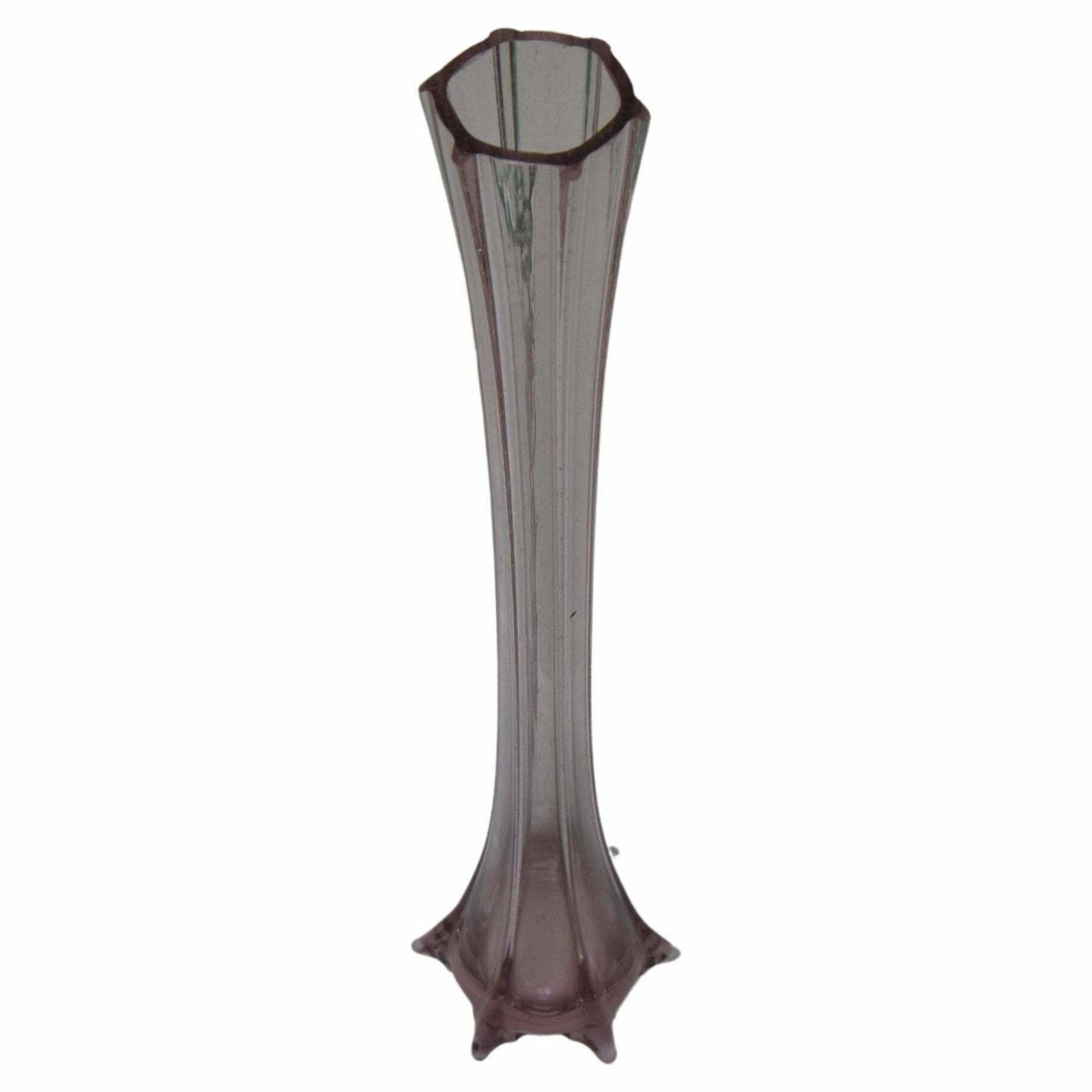 Art Czech Glass Vase, By Glasswork Novy Bor, 1950s