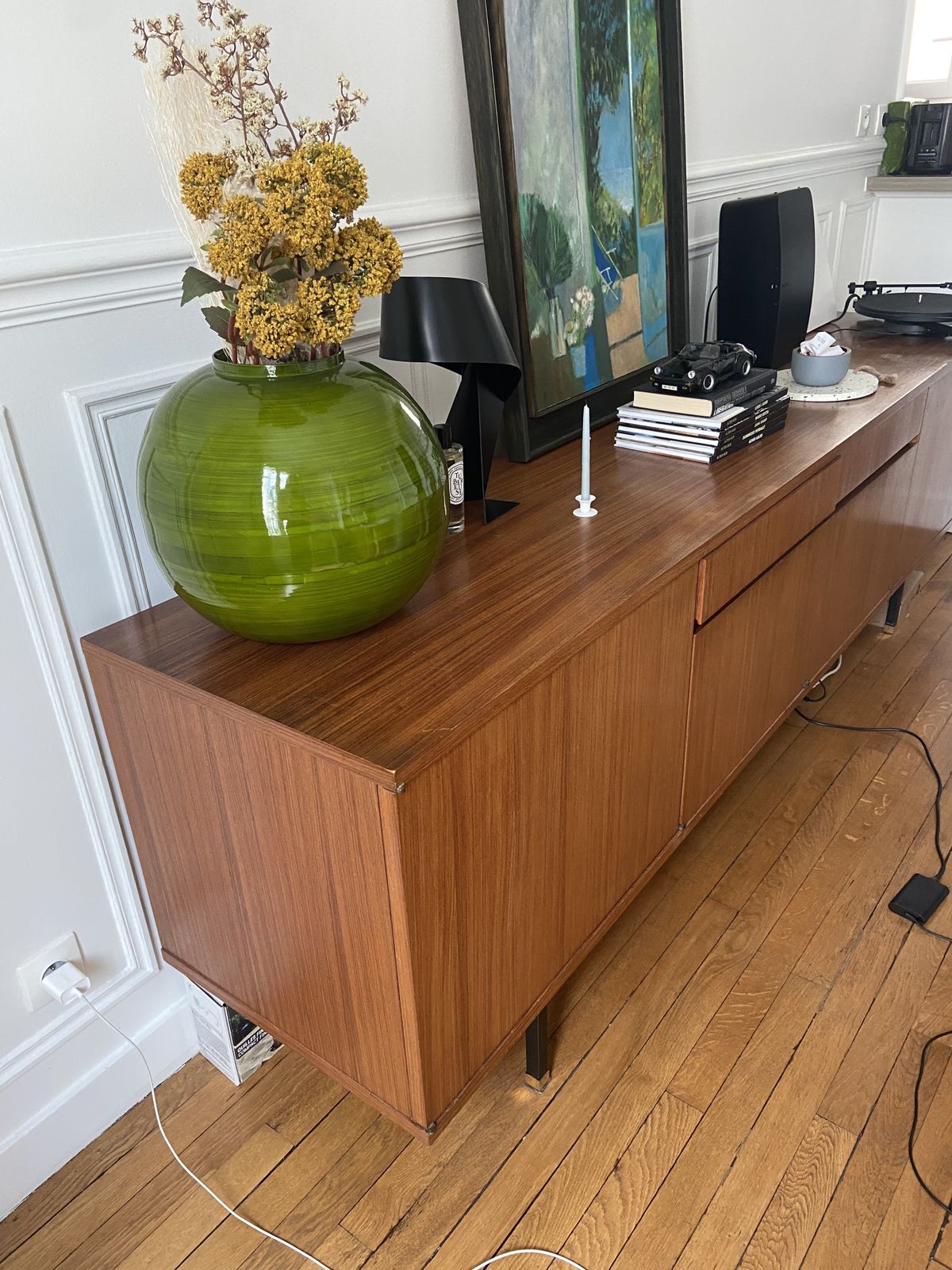 Large Wooden Sideboard From The 50s