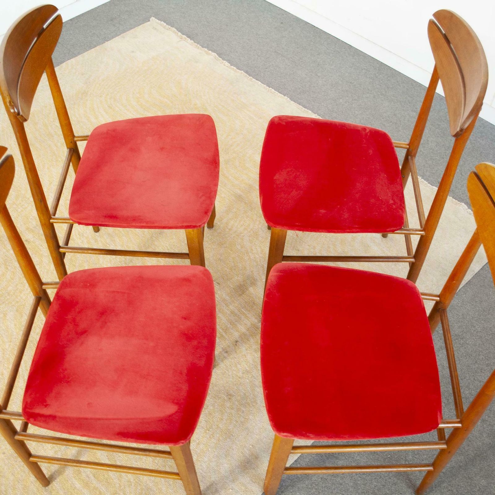 Set Of Four Chairs Italian Production photo buy