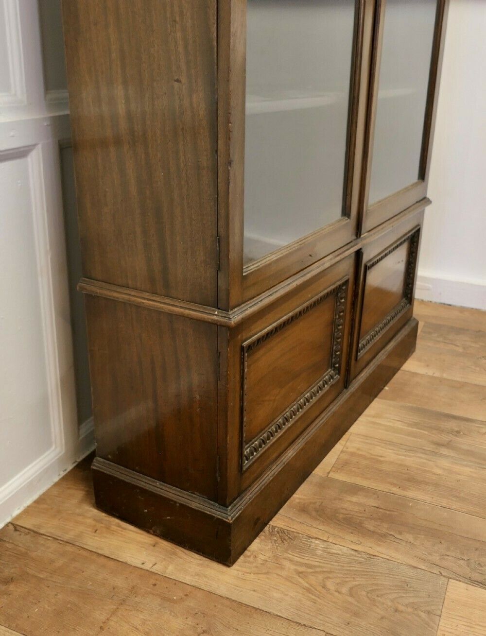 19th Century Tall Glazed Bookcase, With Cupboard Under photo 1140.0