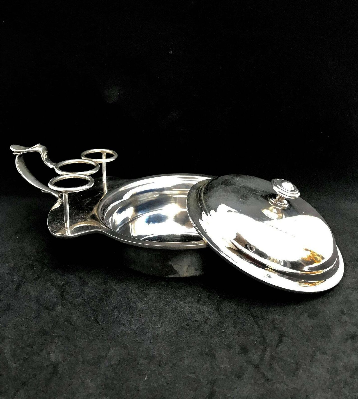 Antique Serving Dish With Lid Covered Pot Jam Pot Elkington And Company, Marked On Base E& Co. Mark Of 1917 Compote Dish Sauce Bowl photo furniture