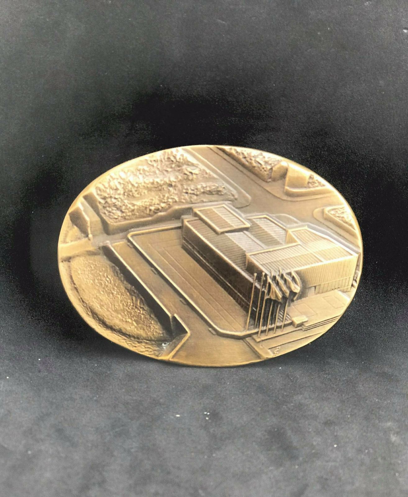 photo furniture Paperweight Bronze USA French Ww2 Oval Medal Paperweight June 1944 D Day Normandy Desk Office Decor Veterans Day Gift Historic Collector