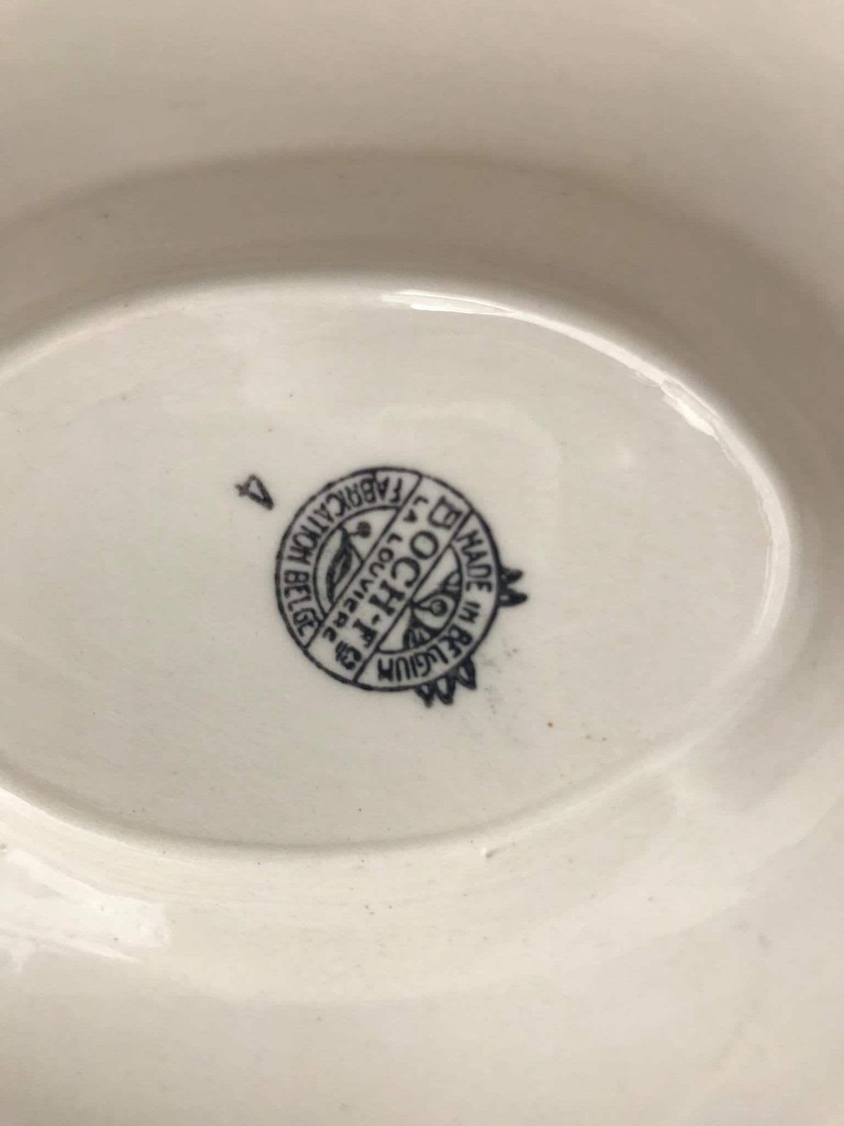 Boch Freres La Louviere Copenhagen Pattern, Gravy Boat With Saucer Dresden Blue White Porcelain 1920s, Antique Pottery Belgian Pottery photo Home Decor