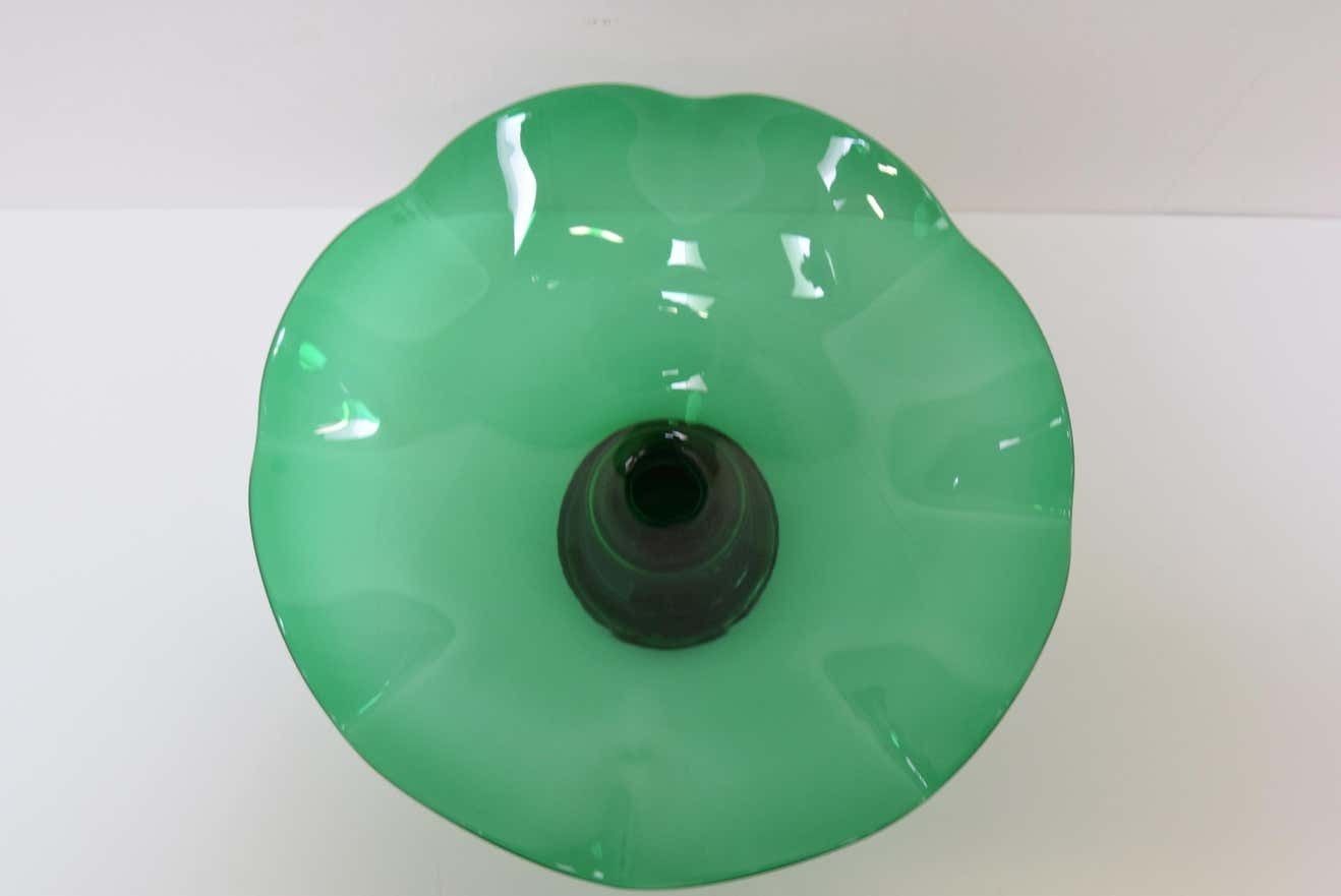 photo vinterior Pair Of Art Glass Bowls, By Glasswork Novy Bor, 1930's.