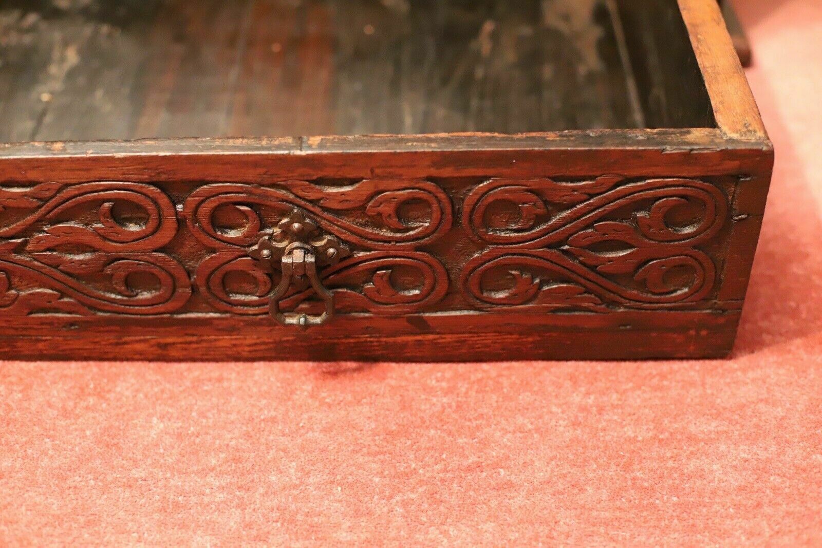 photo vinterior Unique Victorian Carved Oak Mule Chest Made By Hewetson Milner And Thexton Ltd