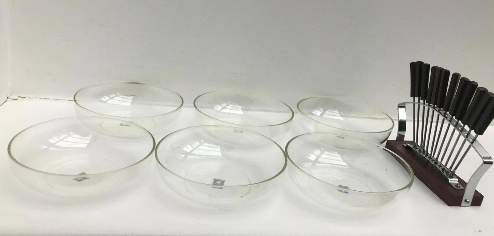 Tapas Set Plates Snack Bowls Forks Picks Party Schott And Gen Mainz Meze Set Glass Dip Spices Cream Serving Dish Gift For Family photo for sale