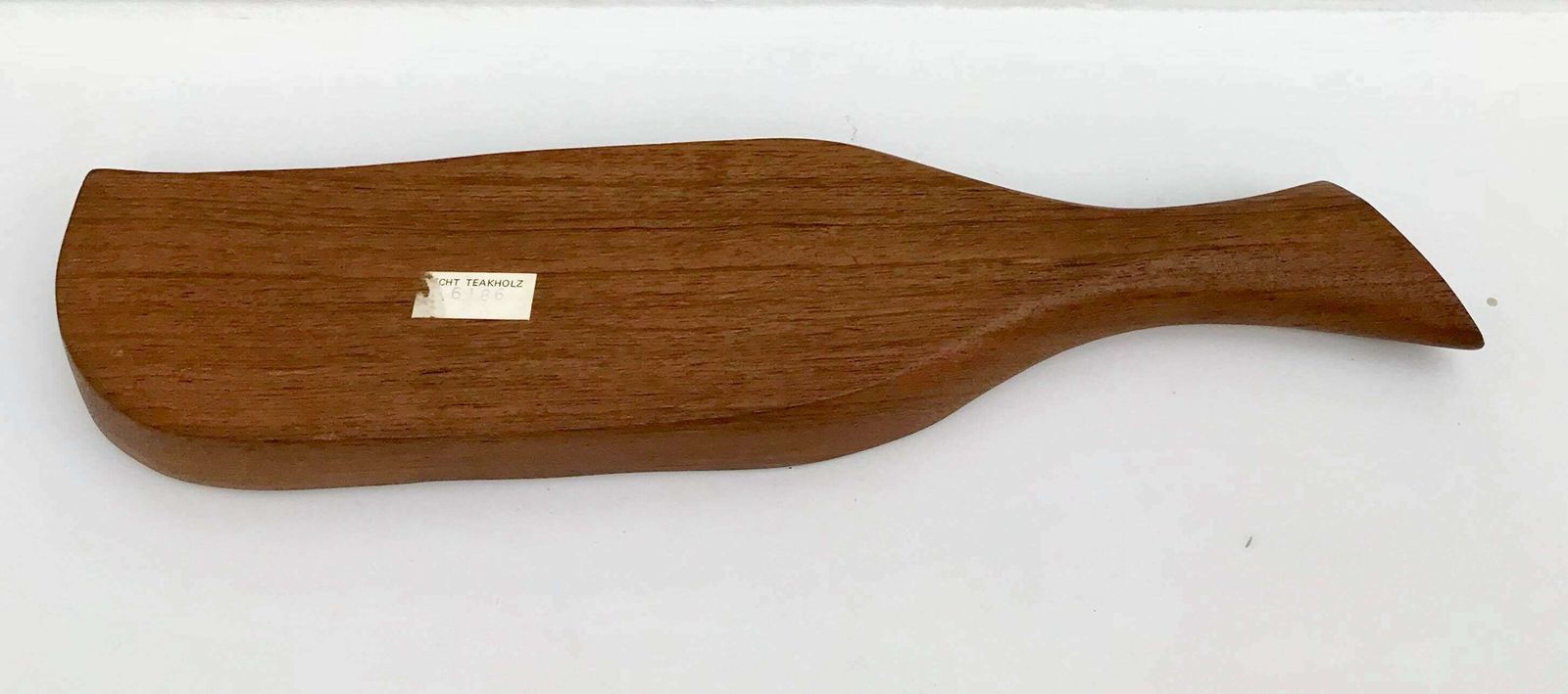 Teak Serving Tray Danish Mid Century Modern Bowl Teak Snack Dish Leaf Appetizers Tray photo 131.0