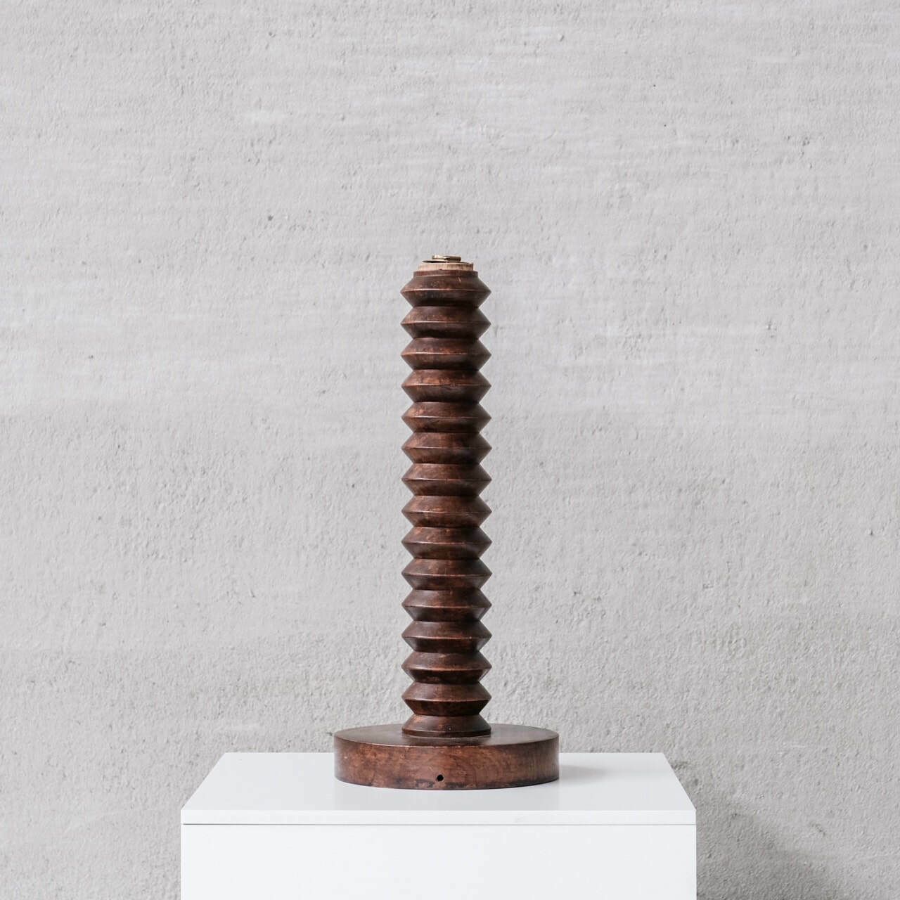 Oak Dudouyt Style French Deco Table Lamp