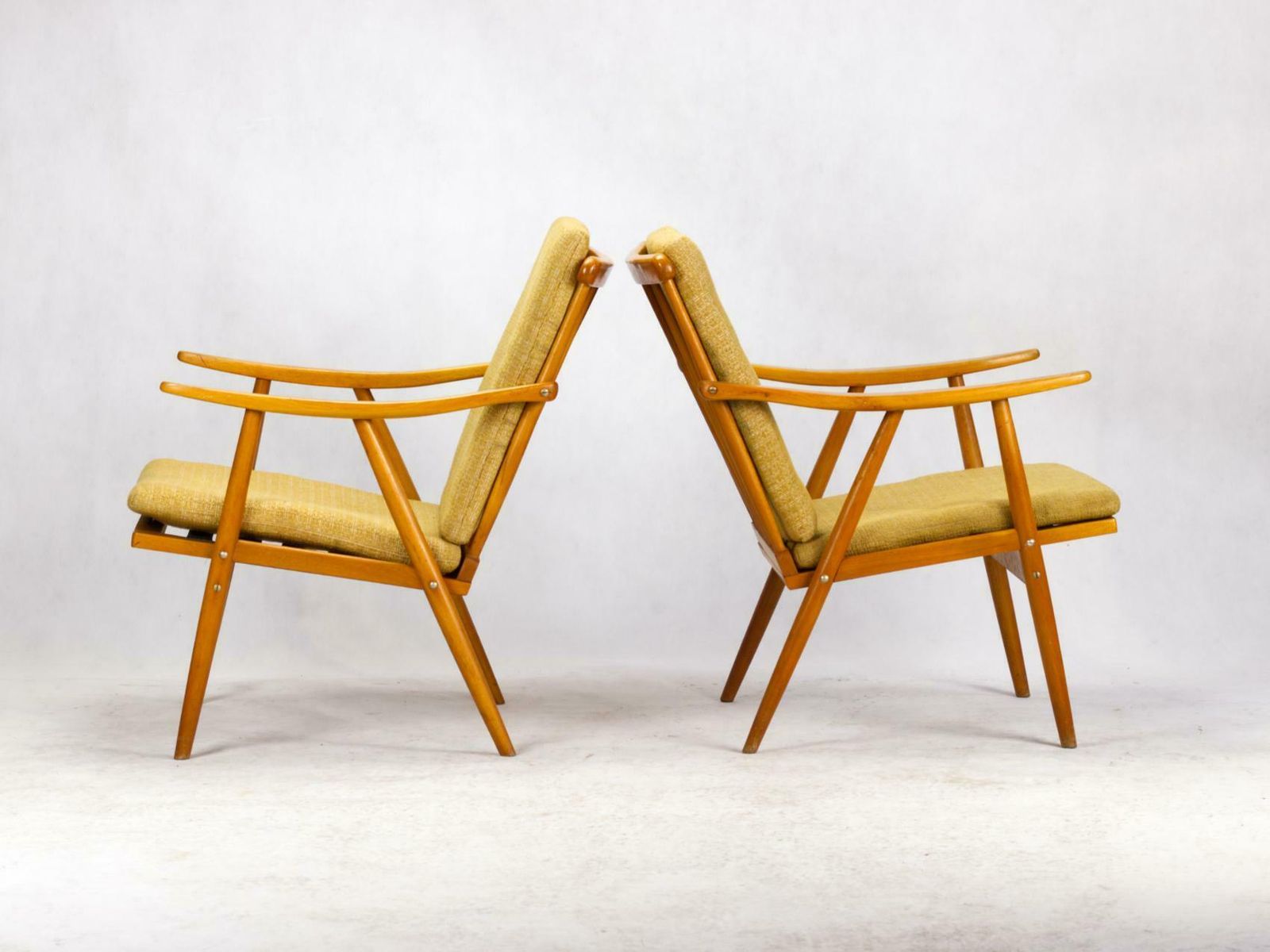 Mid Century Armchairs By Ton Czechoslovakia, 1960s photo Furniture