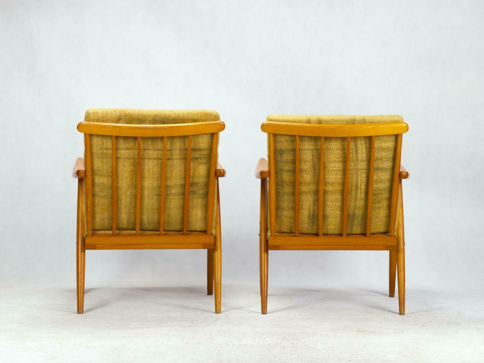Mid Century Armchairs By Ton Czechoslovakia, 1960s photo 752.0