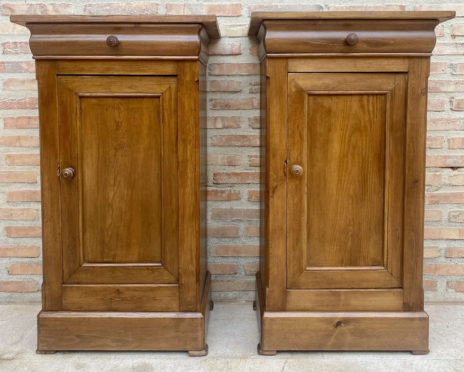 Early 20th Century French Provincial Walnut Nightstand