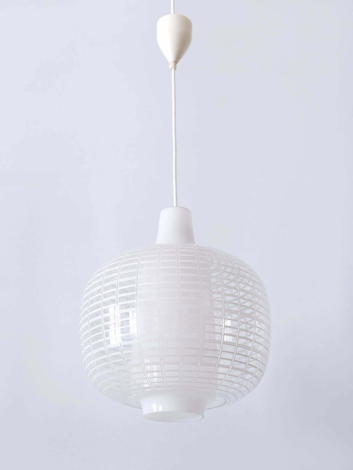 Rare Mid Century Modern Pendant Lamp Nervi By Aloys Ferdinand Gangkofner 1950s photo 3361.0