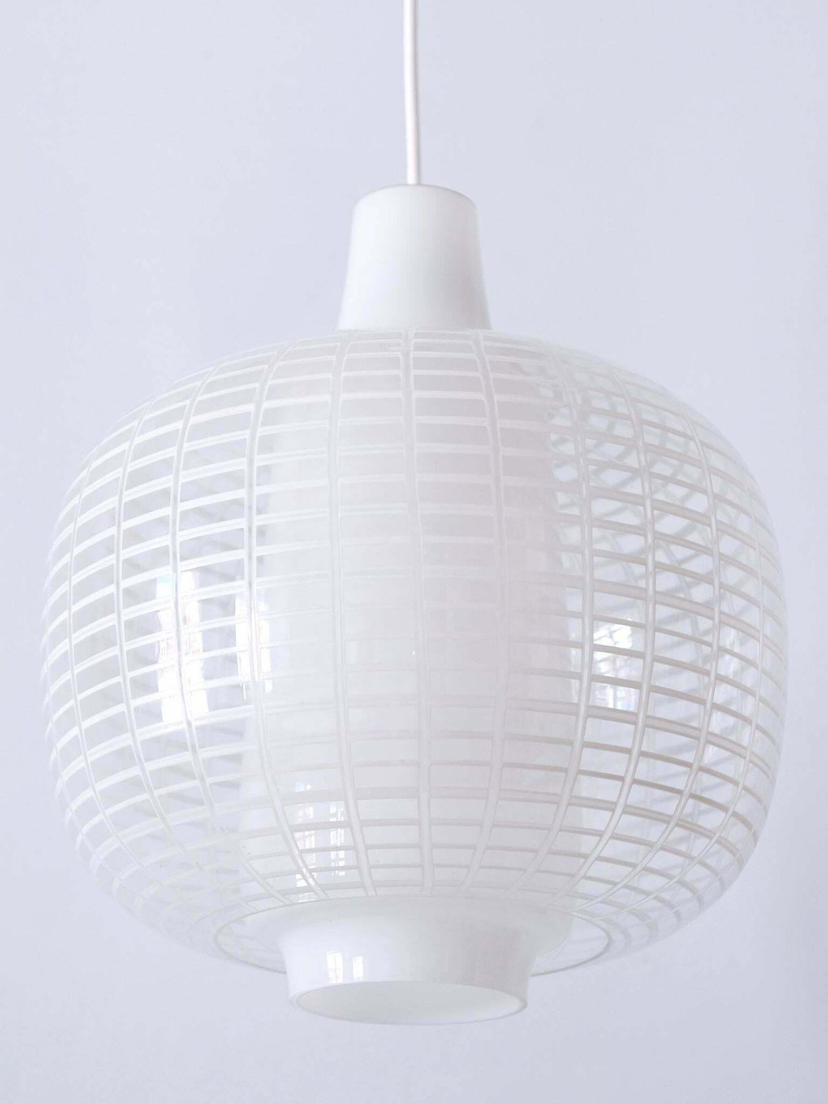 photo vinterior Rare Mid Century Modern Pendant Lamp Nervi By Aloys Ferdinand Gangkofner 1950s