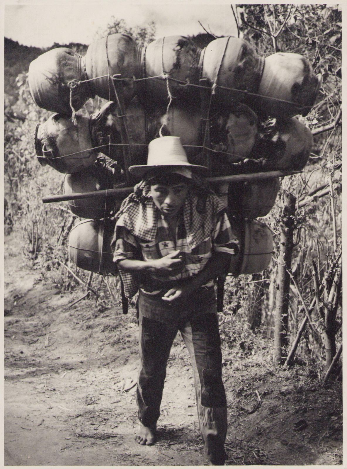 Guatemala Man Black And White Photography 1960s