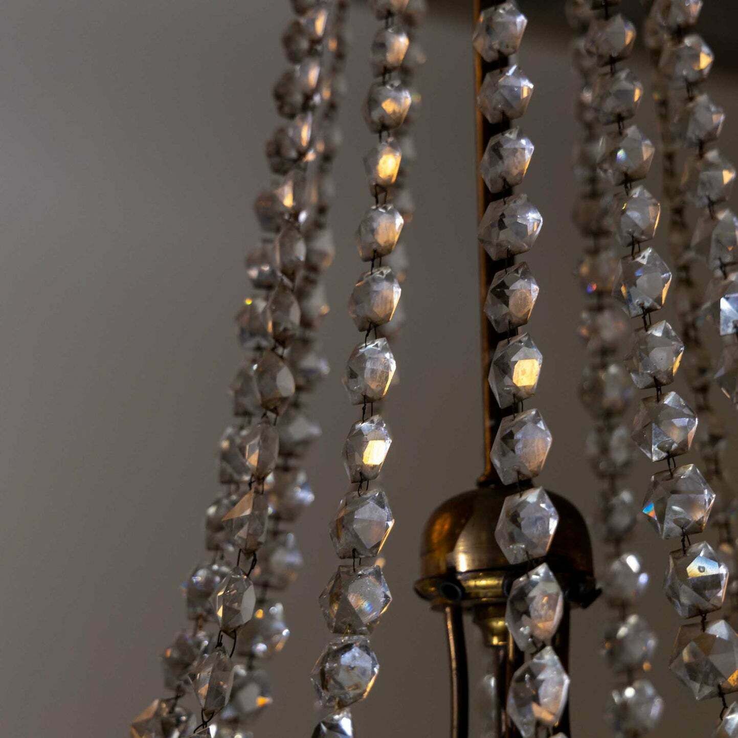 Chandelier With Crystals, France Circa 1830 photo 6301.63