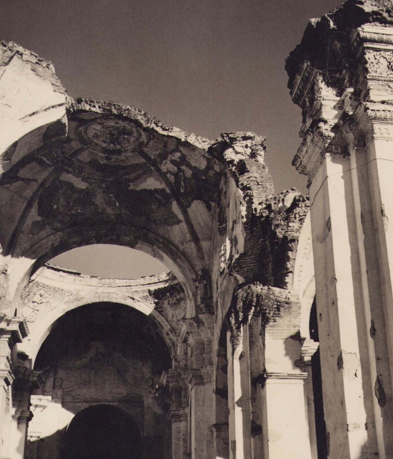 Hanna Seidel Guatemala, Cathedral, Black And White Photograph, Circa 1960s Circa 1960s photo furniture