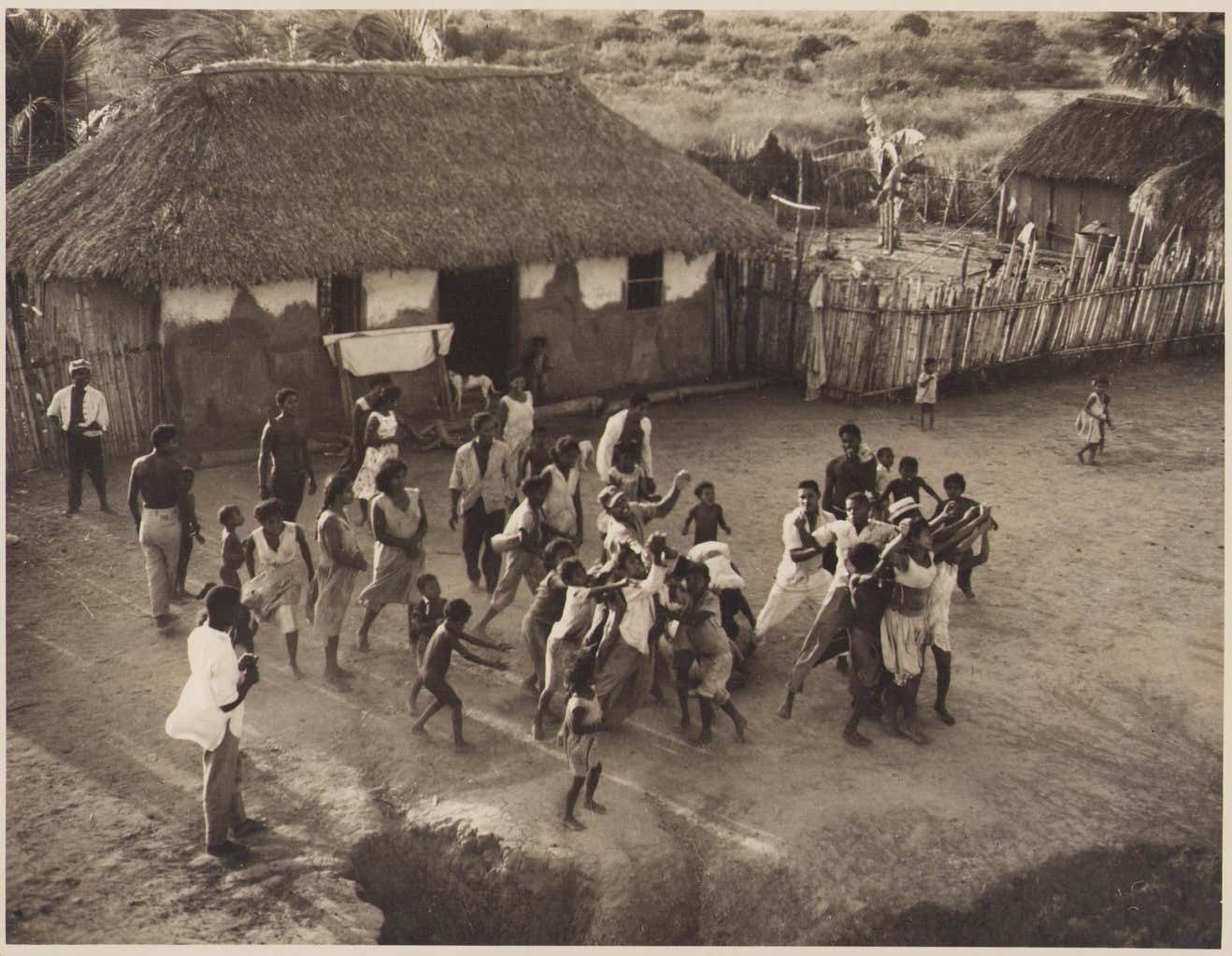 Hanna Seidel Colombia Village People Black And White Photograph, 1960s